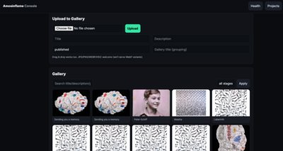 Amos van Gelder Gallery & API